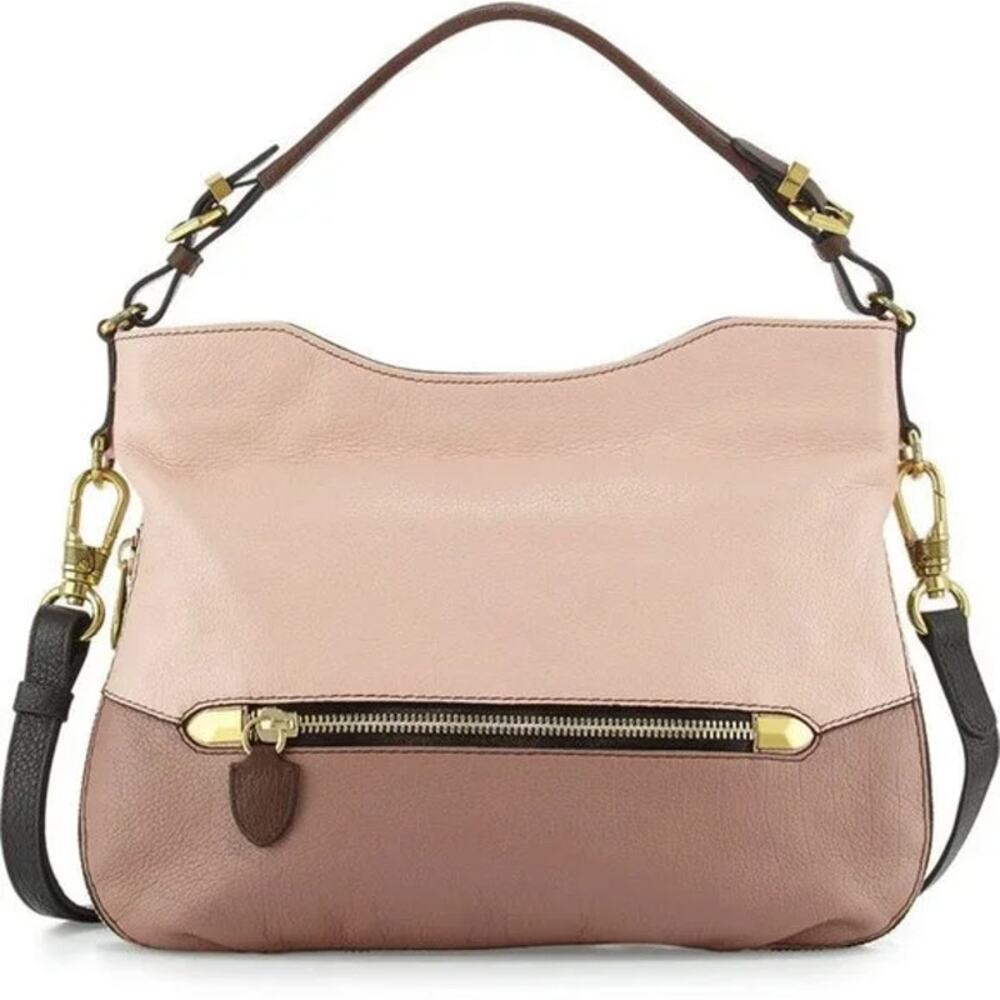 OrYany Ellie Leather Colorblock Hobo Bag